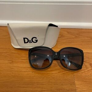 D&G Black Square Frame Sunglasses